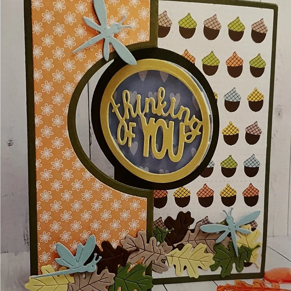 Oval Flip It Card Base 13pc Amazing NAME BRAND Die Cuts - Picture 8 of 14